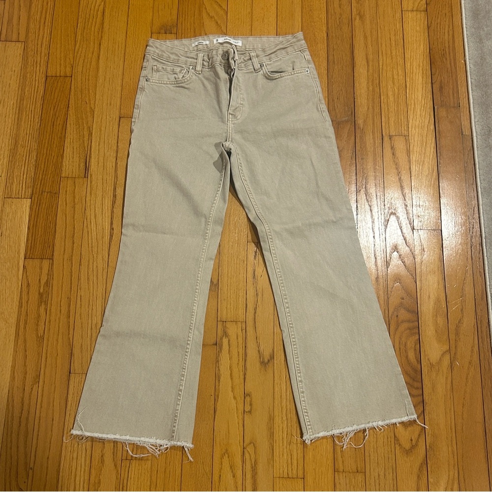 Mango Sienna Tan Jeans